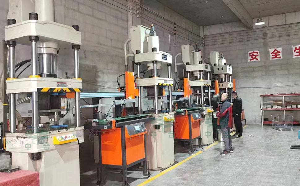 100噸廚具配件成型液壓機-不銹鋼拉伸生產線